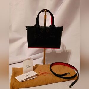 EUC Sold Out Christian Louboutin Calfskin "Loubinthesky" Nano Cabata MSRP $990